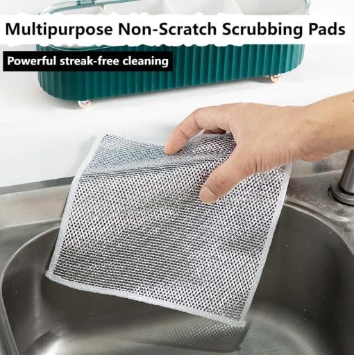 Non Scratch Dish Wash Cloths Pack of 10 at 399 only (Buy 5 Get 5 Free)