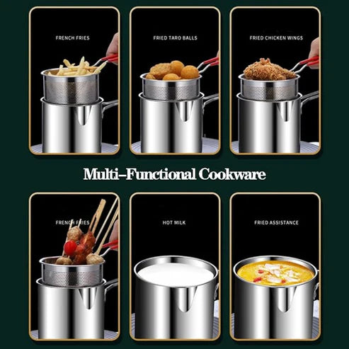 Shopping Happiness Deep Frying Pan