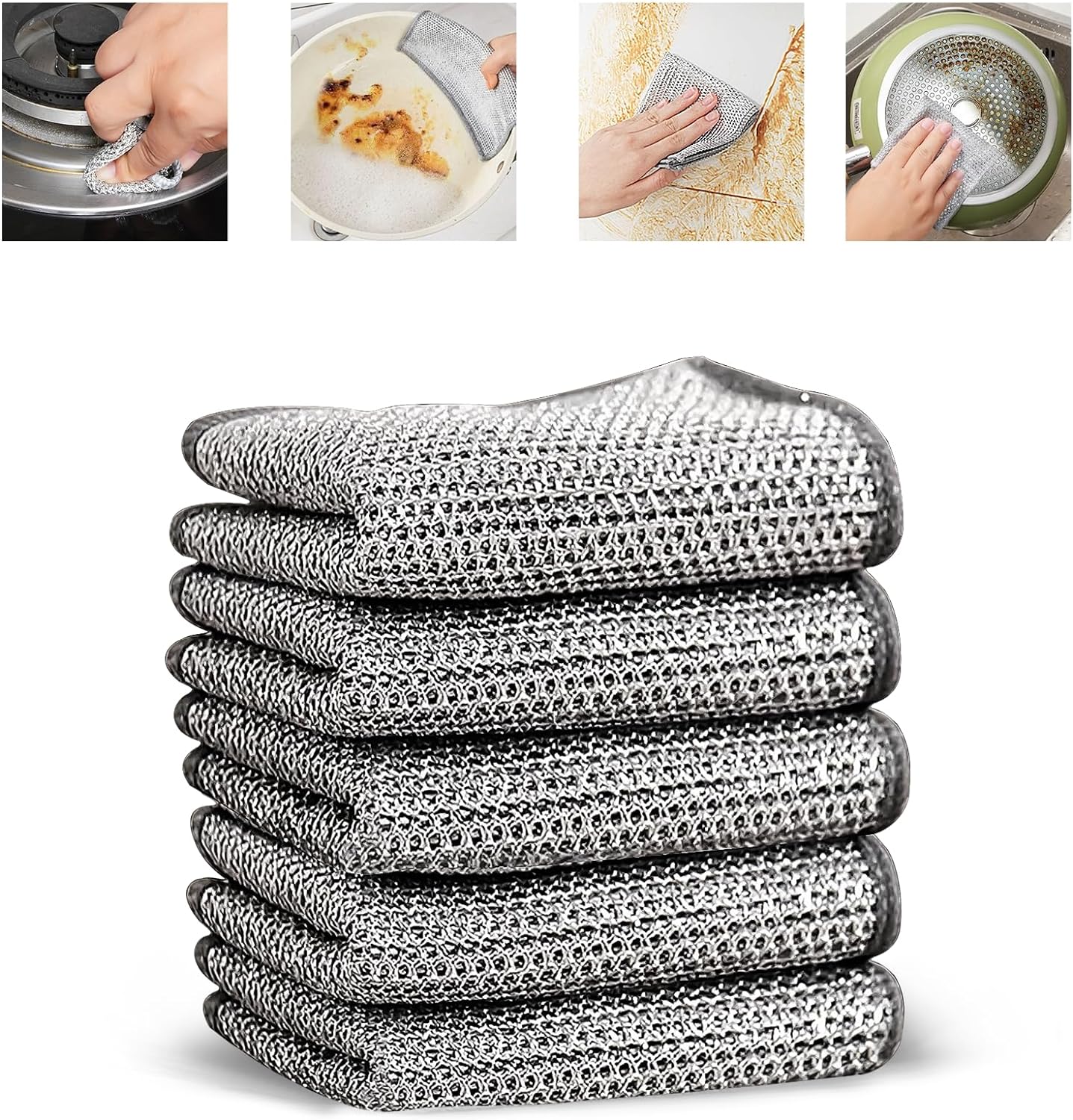 Non Scratch Dish Wash Cloths Pack of 10 at 399 only (Buy 5 Get 5 Free)