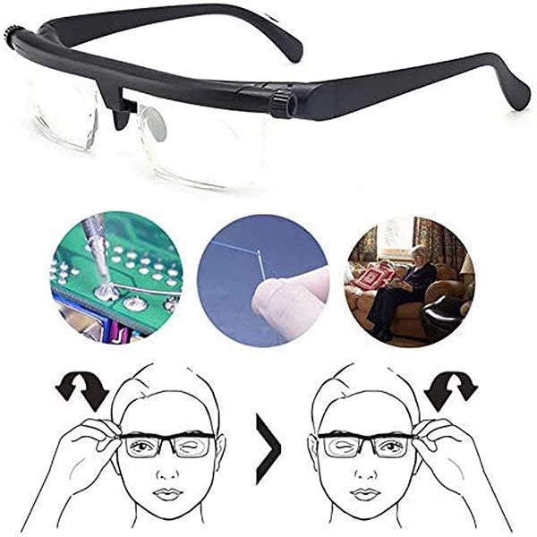 ADJUSTABLE FOCUS GLASSES